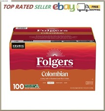 Folgers Medium Roast K-Cup Coffee Pods, 100 Colombian 100 ct.