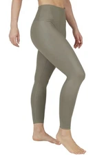 90 Degree by Reflex Womens Faux Leather Fleece Legging Size XS Hi Rise Ankle NWT