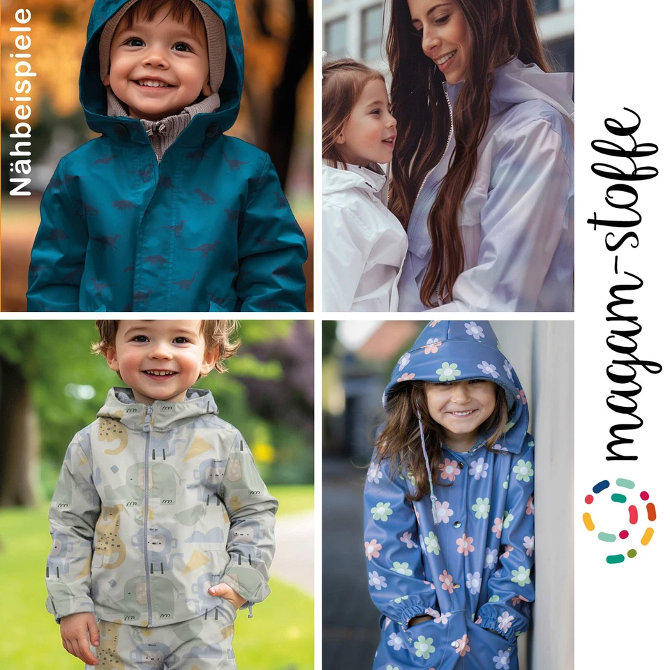 MAGAM-Stoffe "Heike" Regenjackenstoff Friesennerz Outdoor Stoff Meterware 50cm - Bild 4 von 4