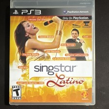 Sony SingStar Latino PS3 Game w/ Case Manual Multiplayer Online Eye-Toy 2009