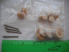 Lot of 14 Assorted Felt Cloth Wheel and 4 Mandrel Drill Bit, for Dremel Router