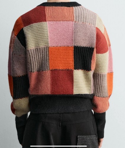 Zara Patchwork Jumper Harry Lambert Disney Multicolour Size S Ref 5536/317 - Picture 7 of 10
