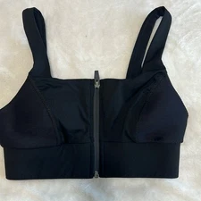 Michi Sports Bra Black Size Small | Zip Front | Excellent Condition