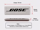 4x Bose Lautsprecher Aufkleber Car Audio 3D Aluminium Emblem Abzeichen