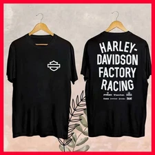 HOT 2025 - Harley Factory Davidson Racing Team T-Shirt Size Reprint Gildan