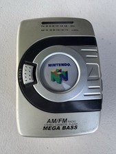 FOR PARTS Nintendo 59064 AMFM Radio Portable Stereo Cassette Player Mega Bass 64