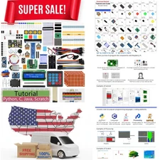 Raspberry Pi 5 & 400 Starter Kit: 4GB RAM, 223 Components & Extensive Tutorial