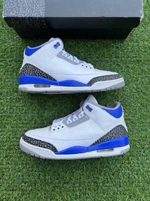 Air Jordan 3 Racer Blue Size 10M **SHIPS ASAP**