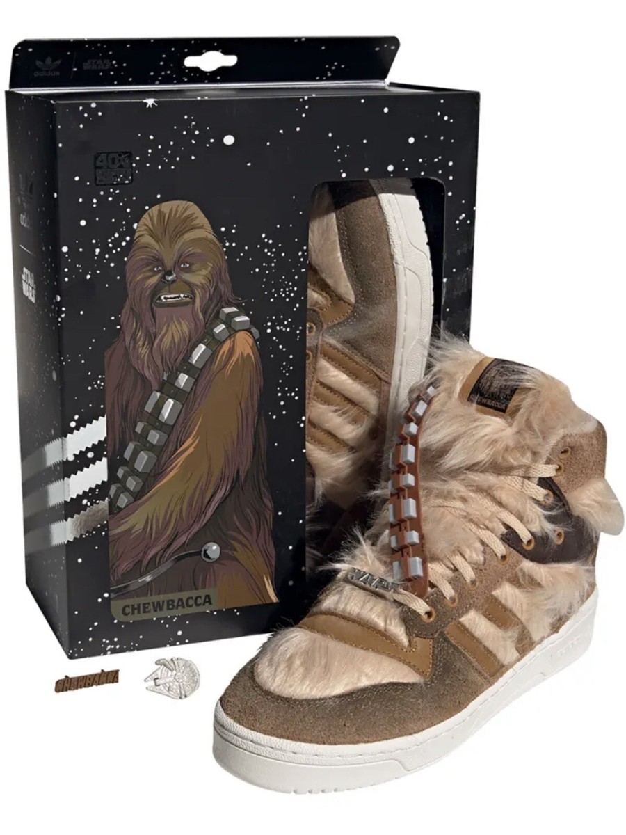 adidas CHEWBACCA スニーカー Adidas X Rivalry Hi Star Wars Chewbacca UK9. 40th Anniversary Of