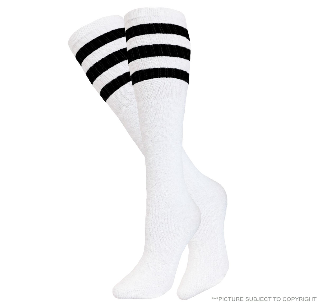 Men's Big & Tall Over-The-Calf Sports Tube Socks - 26 Inch, Size 13-15 (3, 6, Or 12 Pack)