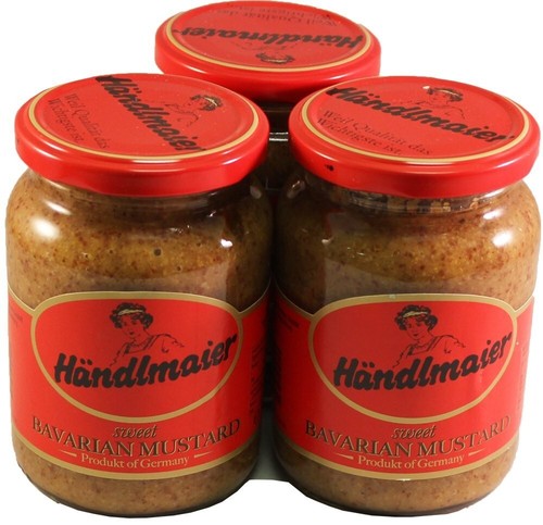 Moutarde douce de Bavière 13,4 oz - Pack de 3 - Parfait pour les célébrations de l'Oktoberfest - Photo 2/3