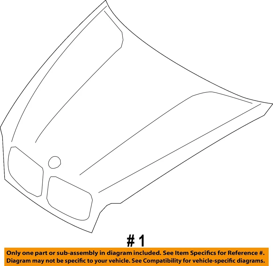 Capó usado se adapta a: BMW X5 2013 rejillas de titanio grado B Foto 4 de 4