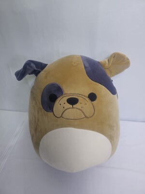 Squishmallows 16 Inch Loafer Brown Bulldog Plush Toy New with Tags