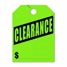 Stock Mirror Hang Tags-CLEARANCE