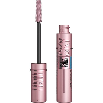 Maybelline New York Lash Sensational Sky High, Waterproof Mascara Very Black 6ml