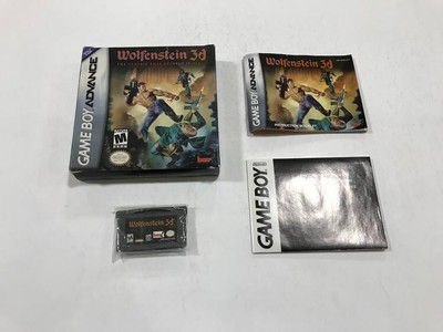 Wolfenstein 3d (Nintendo Game Boy Advance GBA, 2002) (COMPLETE IN BOX CIB) GOOD