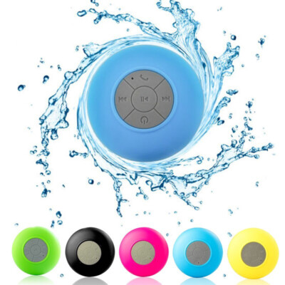 Radio Lautsprecher Tragbar AM/FM Wasserdicht Dusche Bad mit Saugnapf USB
