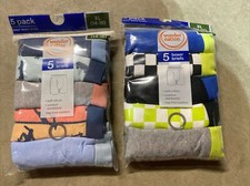 Wonder Nation Boys Cotton Boxer Brief Underwear 2 5-Pack Size XL Total 10 Pairs