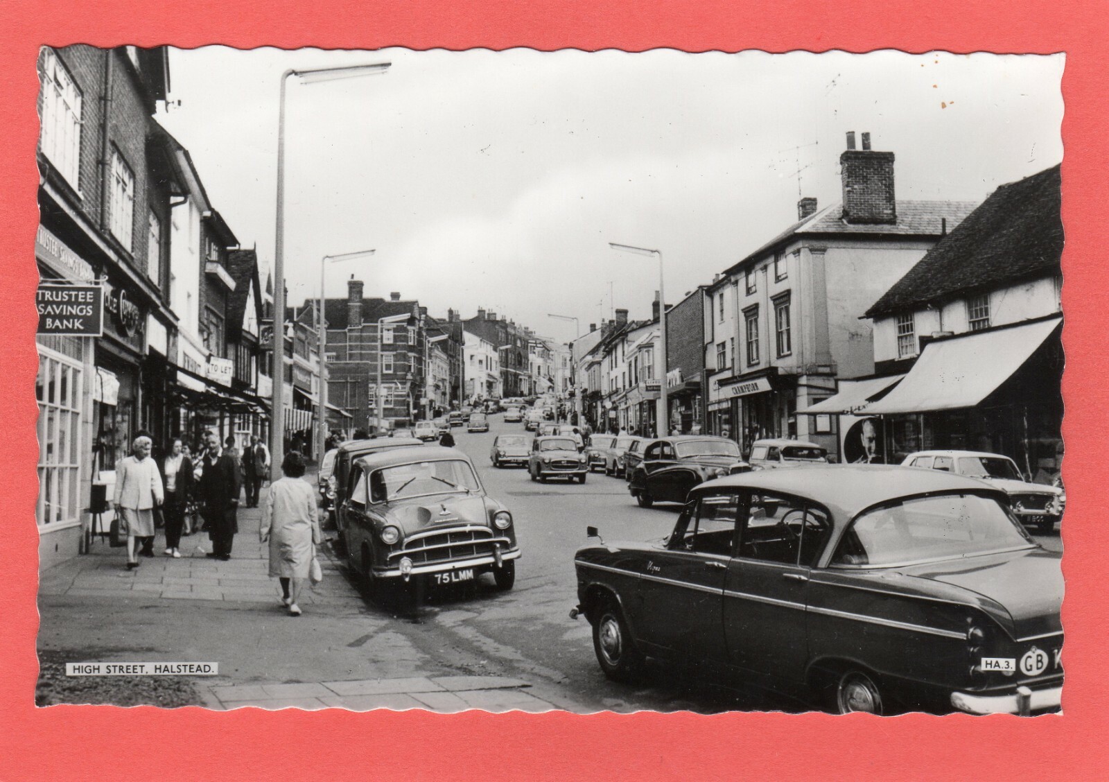 High Street Halstead Essex Motor Car RP pc unused Cranley Ref U33 eBay