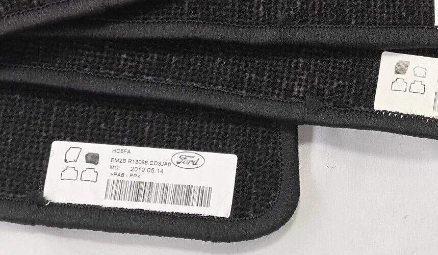 ALFOMBRA FORD GALAXY GENUINA FULL VELOUR 2015-2024 NEGRA RHD Foto 3 de 4