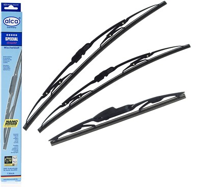 Fits Saab 95 Estate 1998 - 2007 Set Of 3 Wiper Blades alca SPECIAL AS23''23''14''S