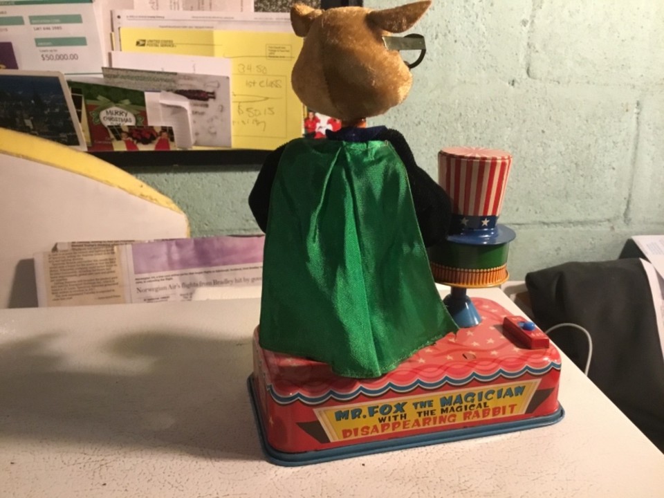 Magc Rabbits Mr Fox The Magician With The Magical Disappearing Rabbit Battery Toy | eBay