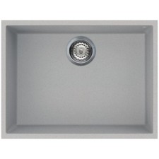 Lavello Elleci Incasso Sottotop Quadra 1 Vasca LMQ11079BSONA 58x44 Aluminium