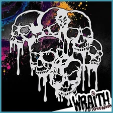 Toxic #6 - Reusable Airbrush Stencil Template