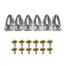 6Pcs Snare Drum Lugs 1.5'' Hole Spacing Thread Hole Diameter 7/32''