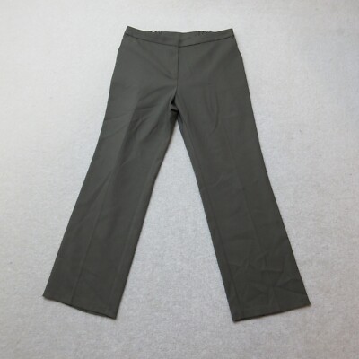 Ex M&S Anzughose Damen UK 12 kurz W30 grün Baumwollmischung EU 40 neu ohne Etikett