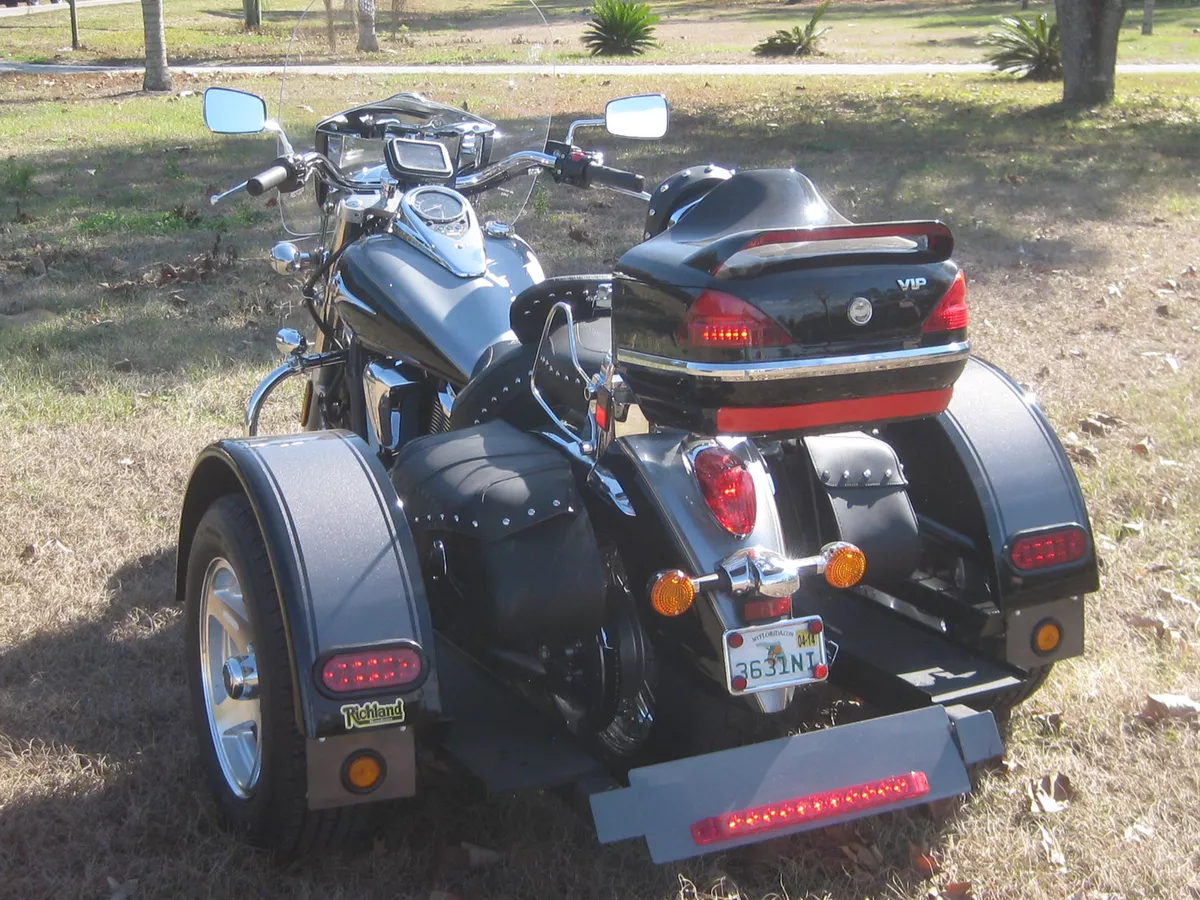 Kawasaki Trike Conversion Kit w hitch rec Richland Roadster by