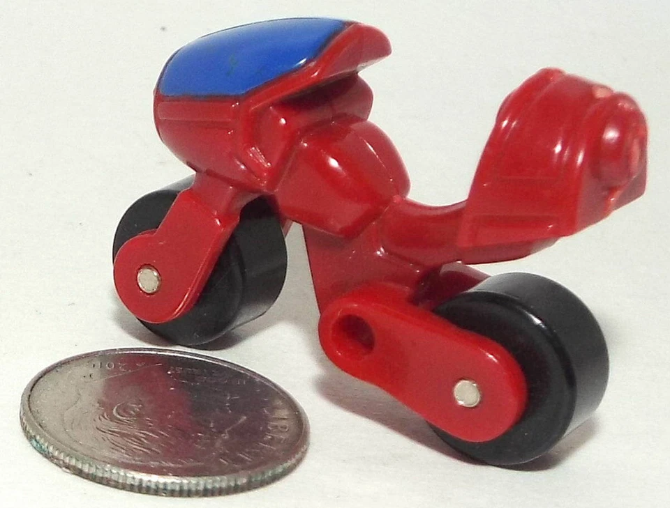 Small Plastic Scooter in Red and Blue - Image 3 of 3