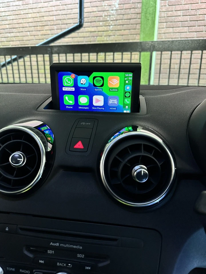 Kit de integración automática inalámbrico Audi A1 CarPlay y Android Foto 4 de 4
