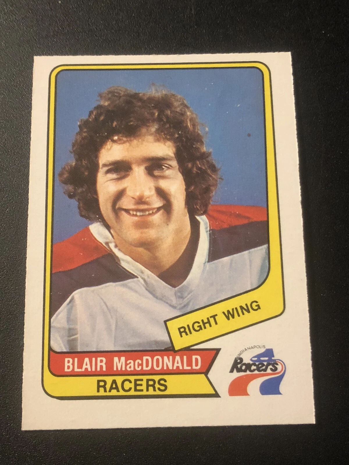 1976-77 O-Pee-Chee WHA Blair MacDonald #93 Rookie RC