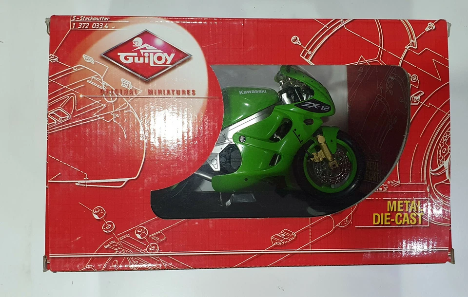 GUILOY 1/10 Scale Motorbike KAWASAKI ZX-12R Ninja BRAND NEW - Image 3 of 4