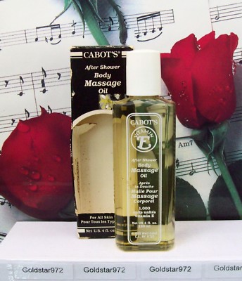 Cabot's After Shower Body Massage Oil 4.0 fl. oz.