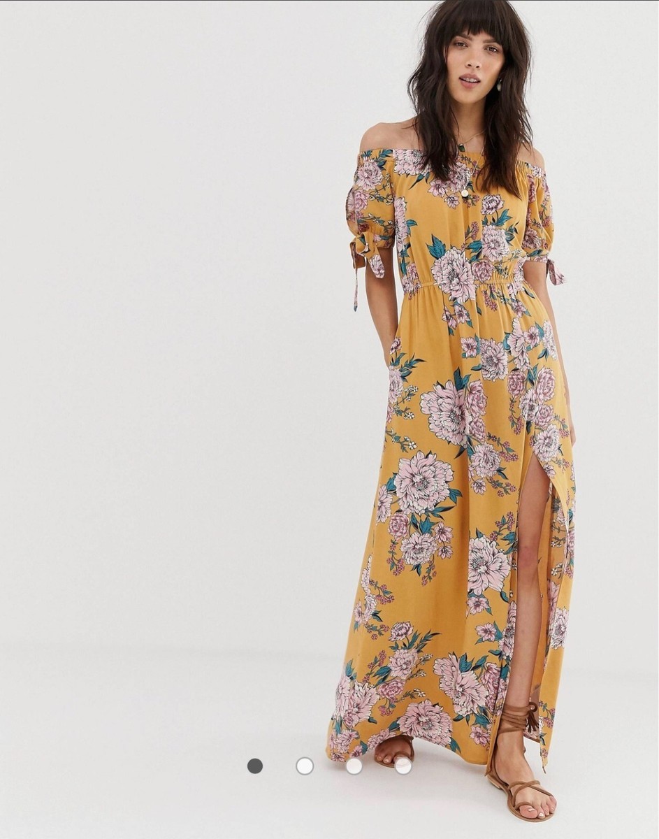 chinese dress ladies Dress for Women Fashion Casual V Neck Cold Shoulder Sleeve Floral Print  Sling Dress with Womens Long Dresses at Amazon Women's Clothing store