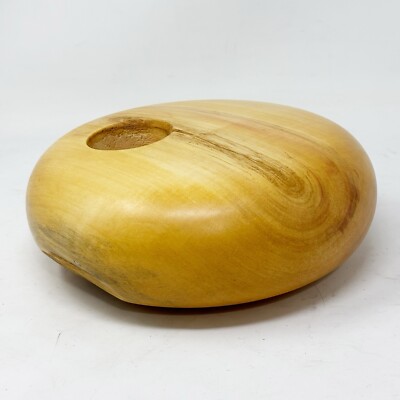 SIGNED & DATED Box Elder Hand Lathed Modern Wild Grass Vase RICHARD FITCH