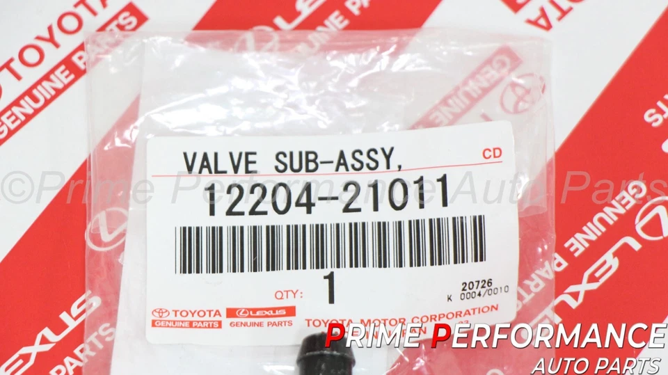 Toyota 00-05 Echo 01-08 Prius Yaris 04-06 Scion xA xB OEM PCV Valve 12204-21011 - Image 3 of 4