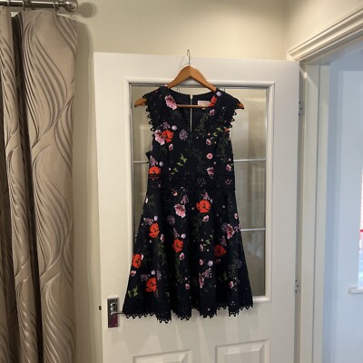 Ted Baker Floral Skater Dress Ted Baker Faythe Light Blue Floral