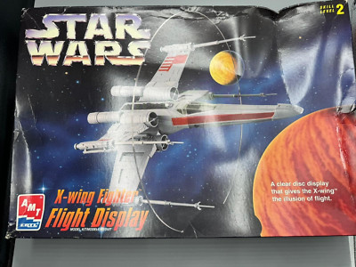 STAR WARS AMT ERTL X-WING FIGHTER LEVEL 2 SKILL MODEL 1995 *Unbenutzt*
