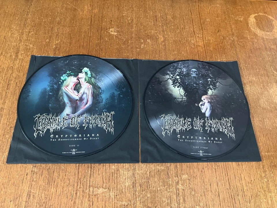 CRADLE OF FILTH Cryptoriana 2-LP PICTURE DISC Vinyl Gatefold 2018 Shrink Wrap - Image 3 of 4