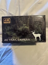 Trail Camera - 4K 48MP Game Camera with Night Vision, 0.05S Trigger Motion Activ
