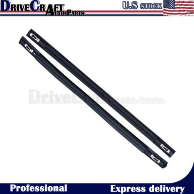 Pair New Black Roof Trim Molding Kit For 2016-2021 Honda Civic Insight 4-Door