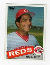 Mario Soto 1985 Topps Baseball Base Common #495 Cincinnati Reds