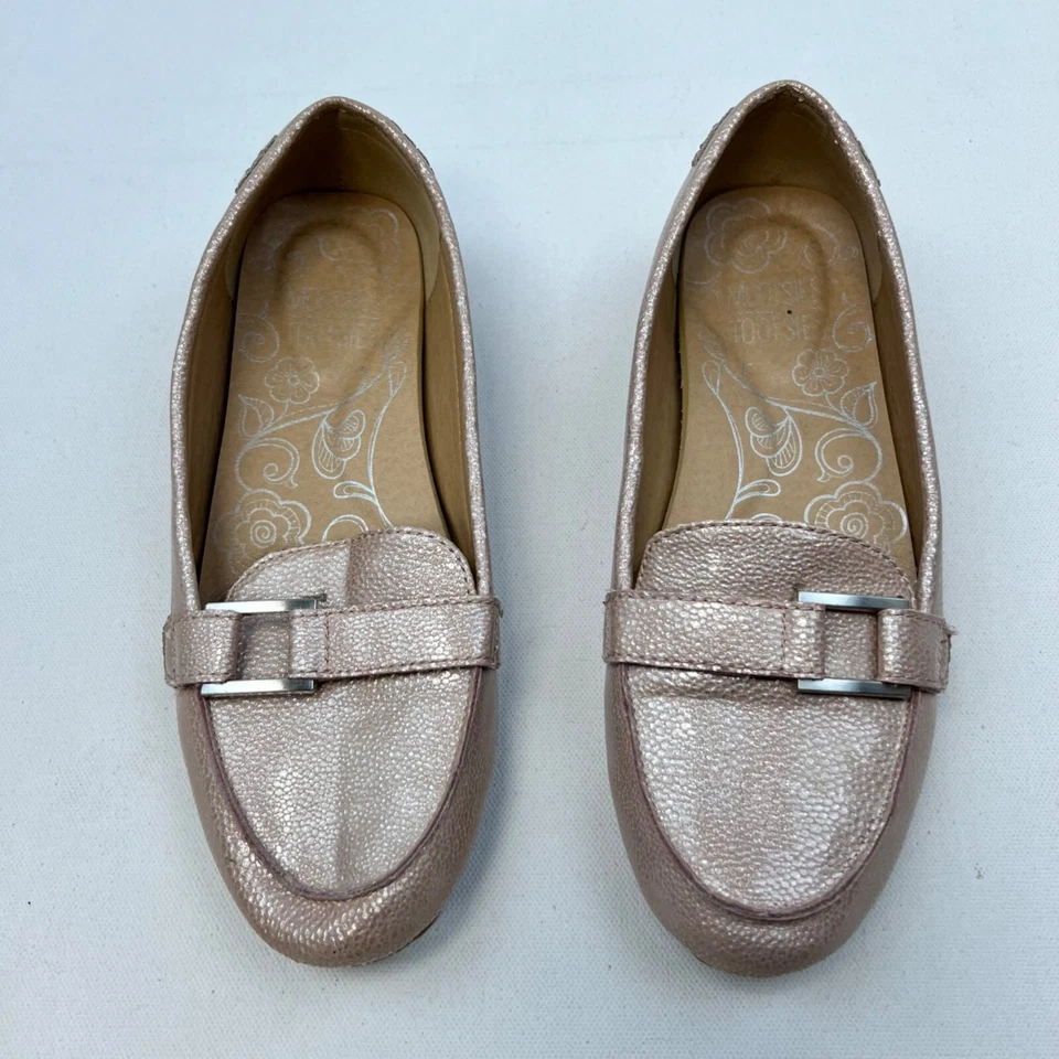 Mocasines sin cordones Mootsies Tootsies para mujer color rosa rubor talla 7 hebilla Foto 3 de 4