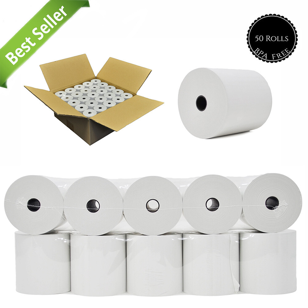 3 1/8 x 273 thermal paper 50 rolls Thermal Paper Rolls Bpa Free - Reseller
