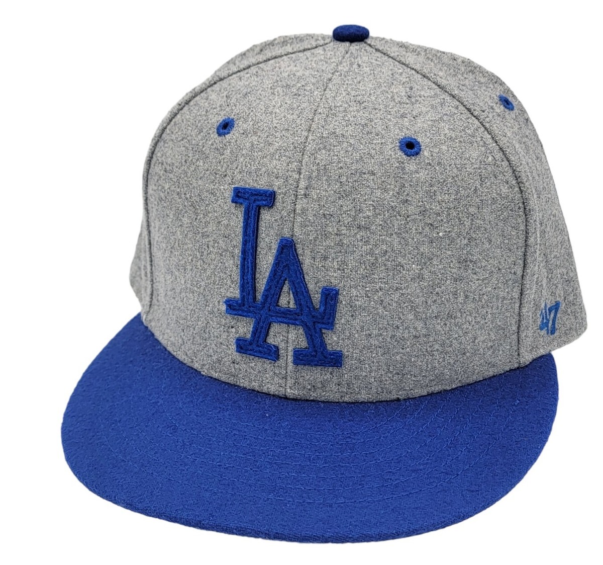 Los Angeles Dodgers '47 Brand Two-Tone Heather Gray & Blue Los Angeles Dodgers '47 Brand Two-Tone Heather Gray & Blue