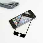 Tempered Glass Lcd Clear Screen Protector Film Guard Shield Black Apple Iphone 5