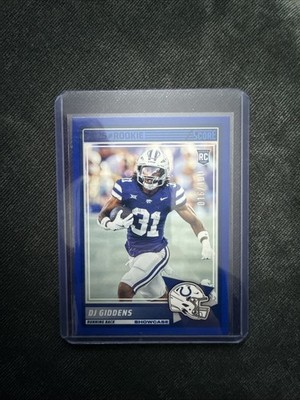 2025 Panini Score No. 95 DJ Giddens Rookie Card Colour-Match /100
